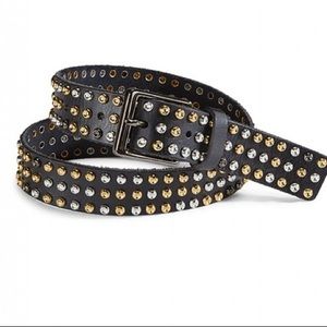 Cabi Stud Leather Belt Size M New Never Worn